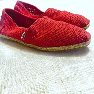 TOMS Magenta‎ Espadrille Slip-Ons - Lightweight & Breathable Size 7W
